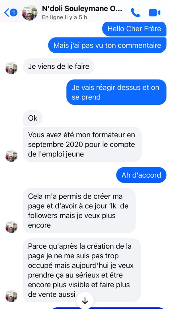 Témoignage de apprenant